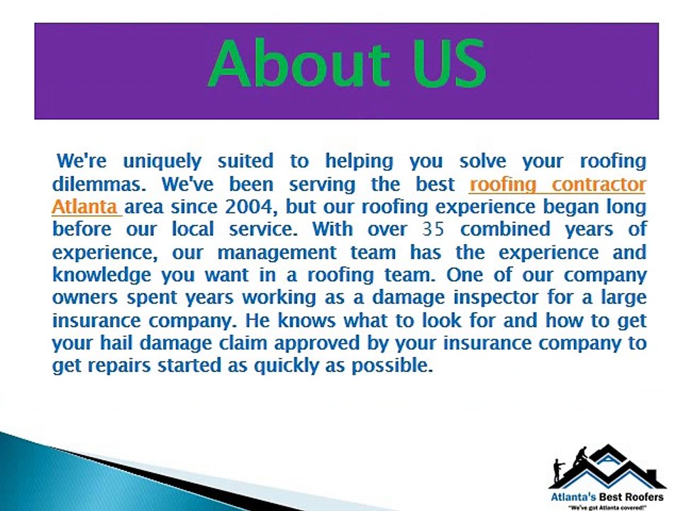 Roofing Contractor Atlanta