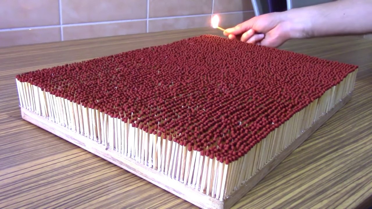 6000 Match Chain Reaction Amazing Fire Domino Match Chain Reaction 5 Circle Amazing Fire Domino