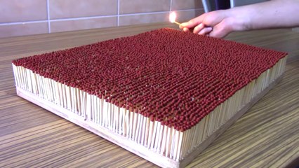 6000 Match Chain Reaction Amazing Fire Domino Match Chain Reaction 5 Circle Amazing Fire Domino