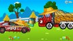 Construction Trucks: Dump Truck, Crane and Excavator building in the City | Cartoons for kids