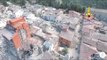L'ampleur des dégâts du tremblement de terre en Italie vue par un drone