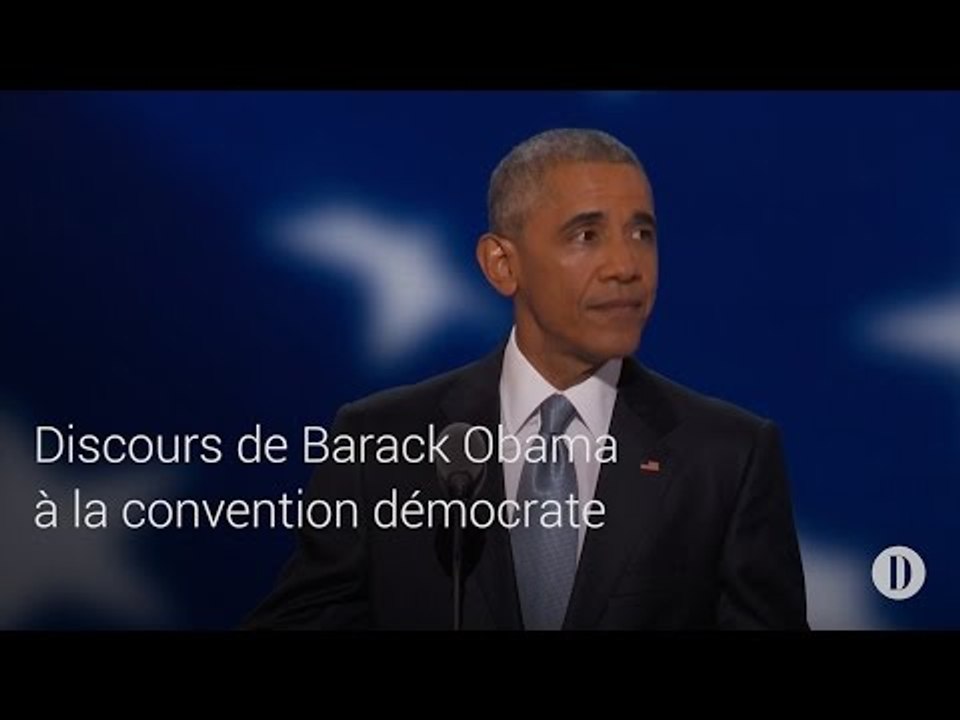 Discours de Barack Obama à la convention démocrate