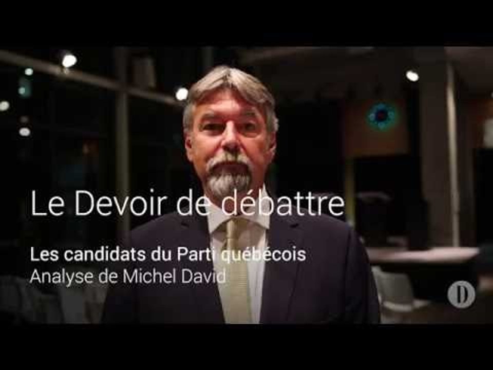 Le débat du PQ: L'analyse de Michel David