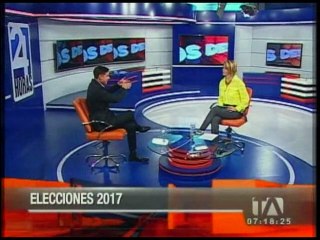 Iván Espinel, candidato presidencial por Fuerza Compromiso Social