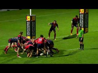 2016/2017 - PROD2 : J09, Résumé Stade Aurillacois - Béziers