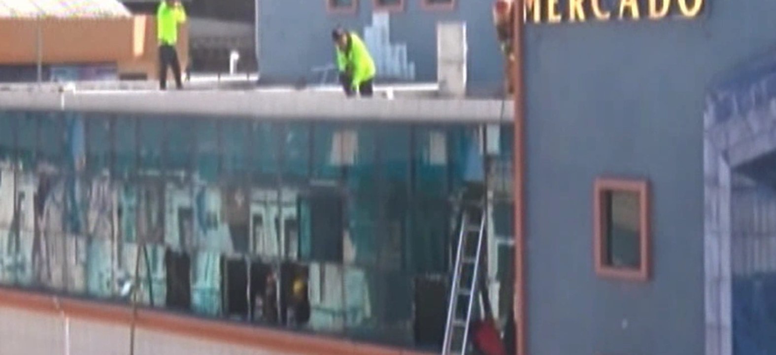 Un incendio se registro en el mercado Modelo de Ambato