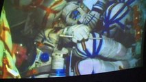 انطلاق ثلاثة رواد الى محطة الفضاء الدولية