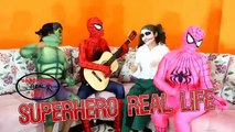superheroes in real life Spiderman Elsa Joker w/ superhero irl funny svs elsa measles