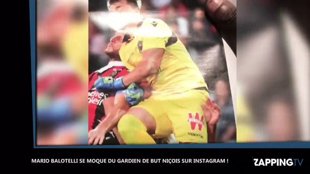 Mario Balotelli se moque et insulte le gardien de l’OGC Nice Yoan Cardinale (Vidéo)