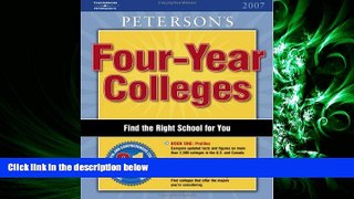 Fresh eBook  Four Year Colleges 2007, Guide to (Peterson s Four-Year Colleges)