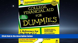 FULL ONLINE  College Financial Aid For Dummies