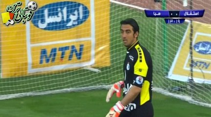 خلاصه بازی استقلال و صبای‌قم