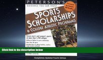 GET PDF  Sports Schlrshps   Coll Athl Prgs 2000 (Peterson s Sports Scholarships and College