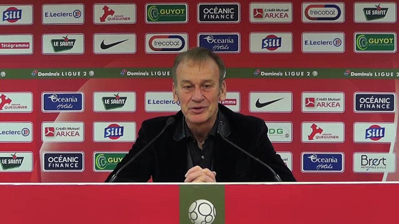 BREST - NIORT : CONFÉRENCE DE PRESSE D'AVANT-MATCH