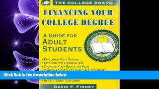 Fresh eBook  Financing Your College Degree: A Guide for Adult Students