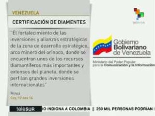 Venezuela se reincorpora a la certificación de diamantes
