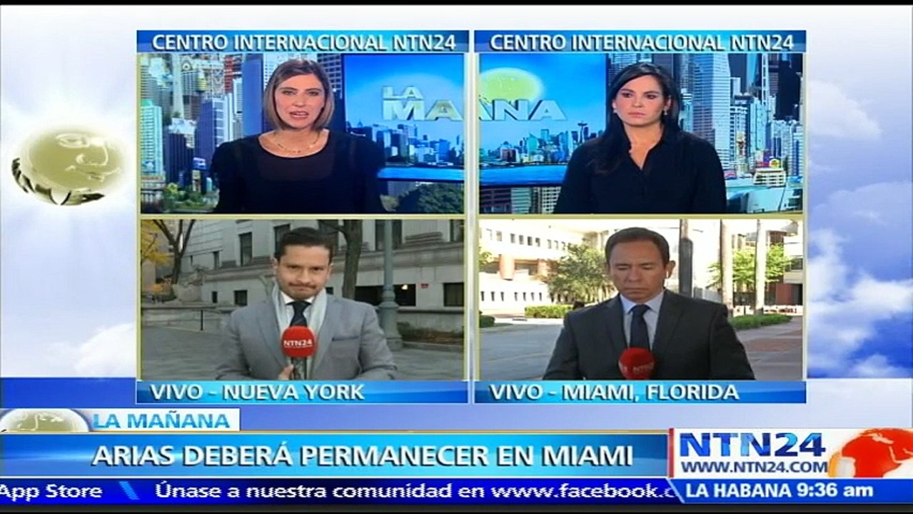 Exministro colombiano Andrés Felipe Arias deberá permanecer en Miami hasta que se tome una decisión sobre su caso