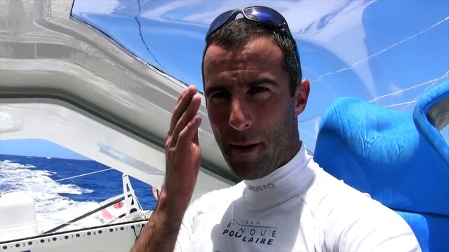 J13 : Armel Le Cléac'h au large du Brésil / Vendée Globe