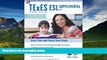 Enjoyed Read TExES ESL Supplemental (154) Book + Online (TExES Teacher Certification Test Prep)