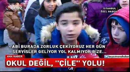 Okul değil çile yolu