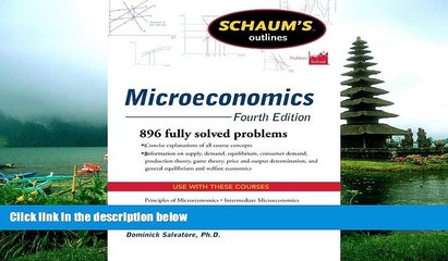 Enjoyed Read Schaum s Outline of Microeconomics, Fourth Edition (Schaum s Outlines)