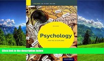 For you IB Psychology: Study Guide: Oxford IB Diploma Program (International Baccalaureate)