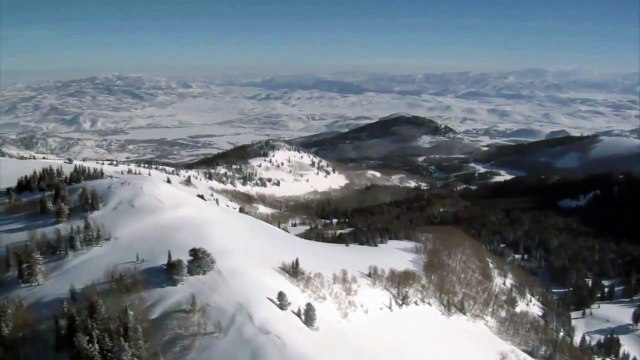 مناظرثلوج من الجو مع موسيقى هادئة روعة - موسيقى رائعة جودة عالية