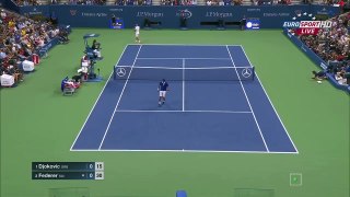 2015-09-13 US Open Final - Djokovic vs Federer (highlights HD)