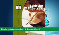 Read book  Achieving TABE Success In Language, Level E Workbook (Achieving TABE Success for TABE