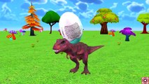 Gorilla Vs Dinosaurs 3D short movies for children | Dinosaur Vs Gorilla animal nursery rhymes videos