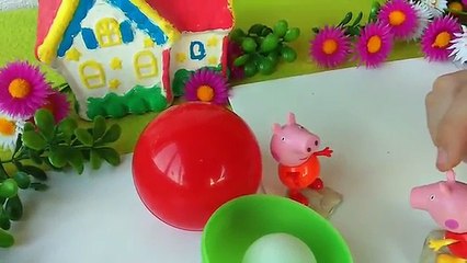 Peppa Pig свинка Пеппа . Щенячий патруль - готовим спасателям сахарные косточки. play doh ,