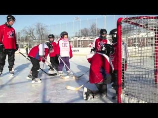 En patin avec les Canadiens