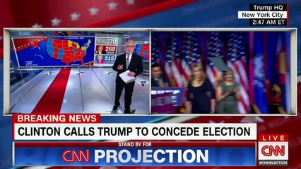 The Moment Donald Trump Won The Election in Shocking Defeat for Hillary Clinton !