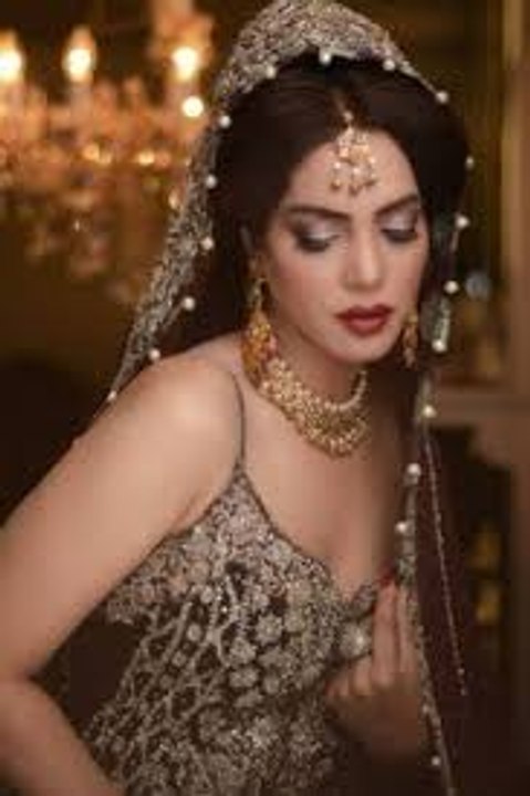 Real Bride - Nikaah Asian Bridal Makeup - Bold Eyes And Bright Pink Lips _ Arabic Makeup