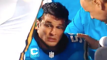 Luke Kuechly Cries After Suffering Concussion