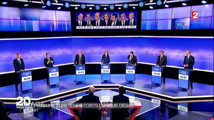 Primaire de la droite : les temps forts du troisième débat