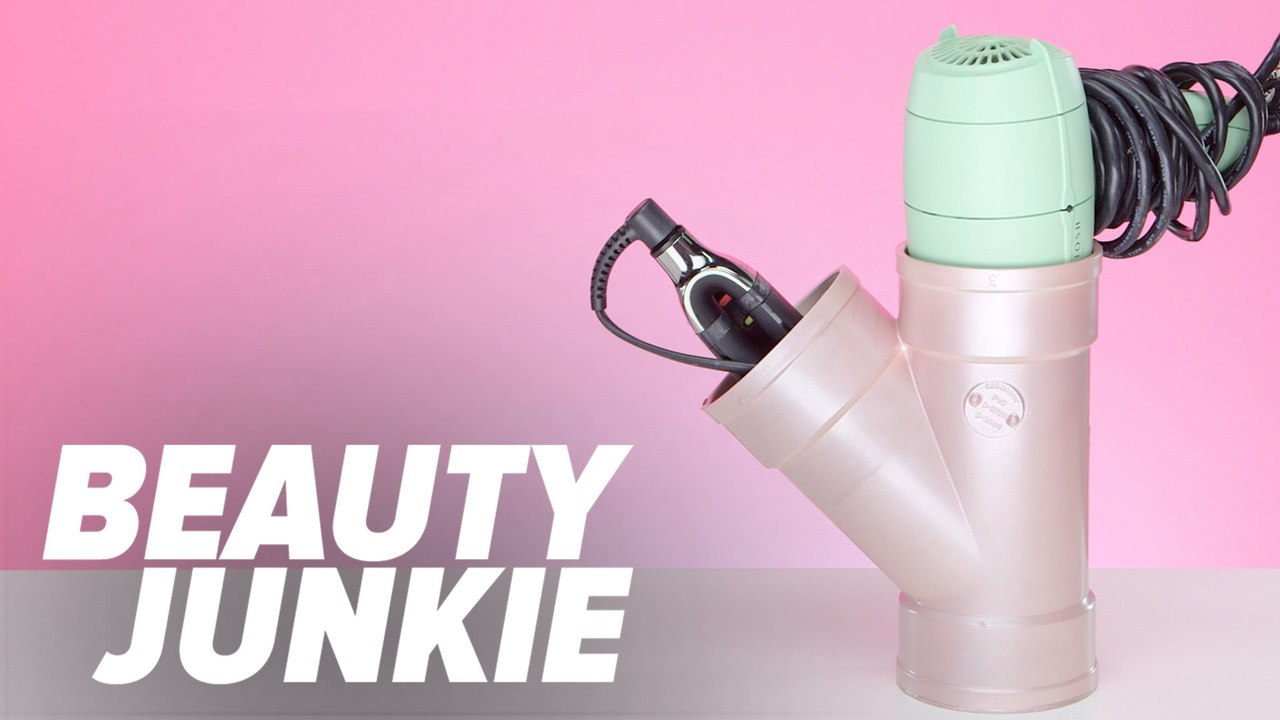 How to DIY a Hot Tools Organizer From a PVC Pipe