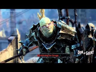 Middle Earth Shadows of Mordor Gameplay Trailer