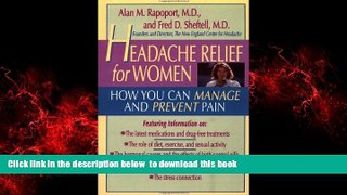 Read books  Headache Relief for Women: How You Can Manage and Prevent Pain [DOWNLOAD] ONLINE