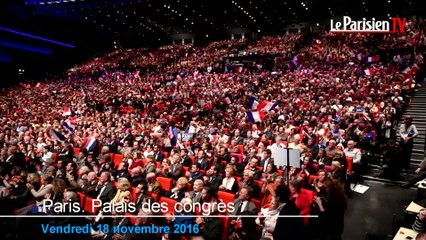 Fillon enflamme le Palais des Congrès