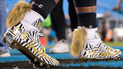Cam Newton's Cleats Have Tails..WTF
