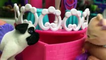 CUTE PUPPY IN MY POCKET PRETTY PET PALACE SLIDE TOY   Giant Egg Surprise Opening Kinder Eggs Toys
