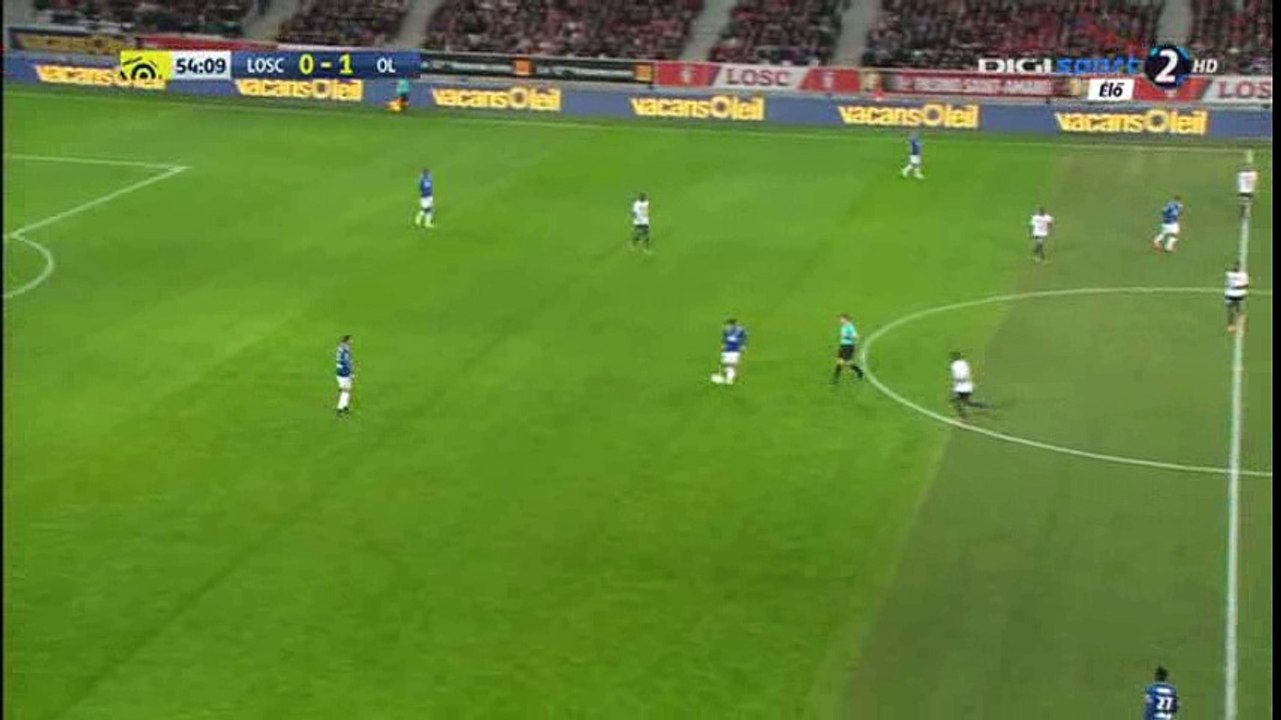 Younousse Sankhare RED CARD HD - Lille 0-1 Lyon - 18.11.2016