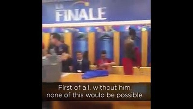 Euro 2016 : le discours émouvant de Cristiano Ronaldo dans le vestiaire après le sacre du Portugal