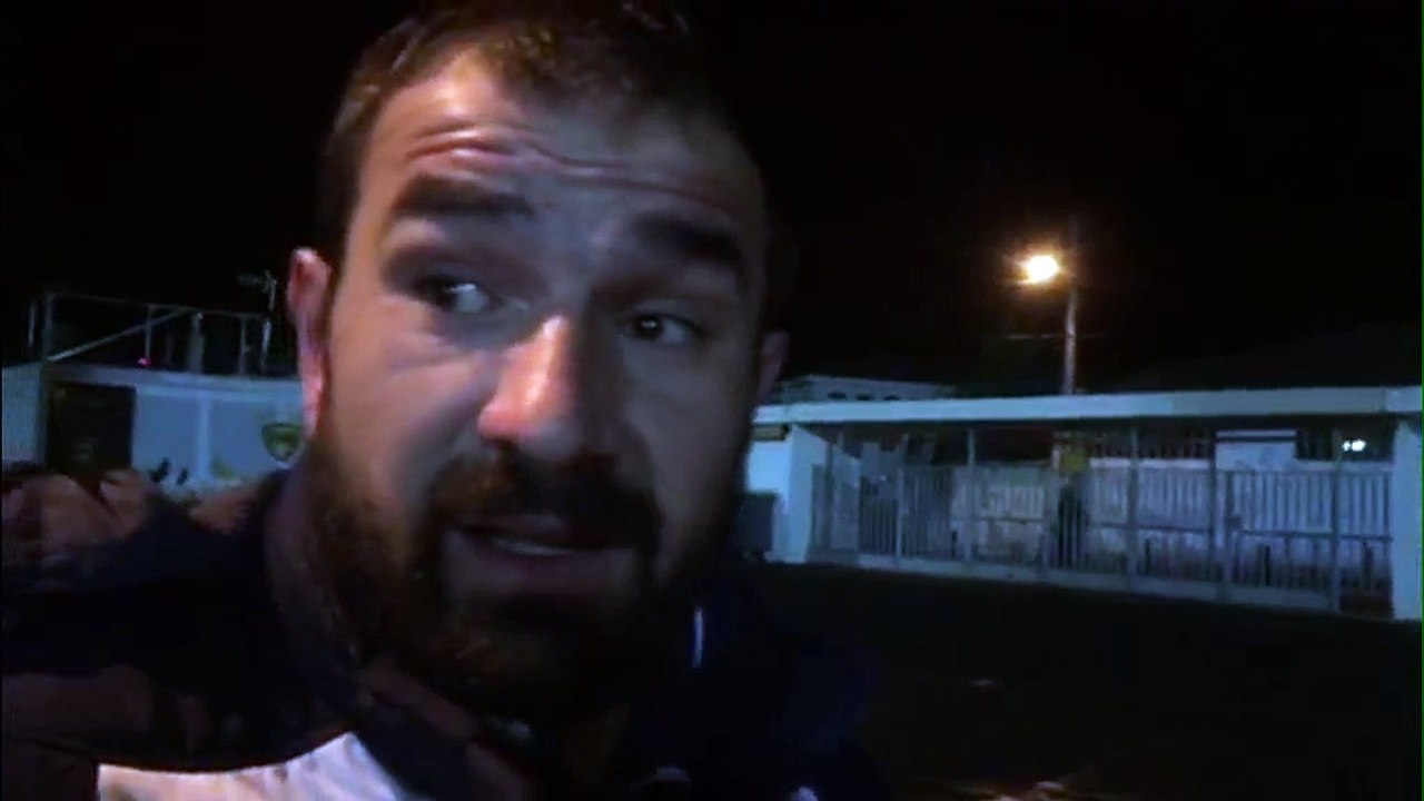 Davide Duca après la défaite contre Mont de Marsan