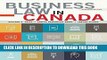 [PDF] Business Law in Canada, Eleventh Canadian Edition, Loose Leaf Version (11th Edition) Popular
