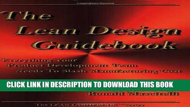 [PDF] The Lean Design Guidebook: Everything Your Product Development Team Needs to Slash