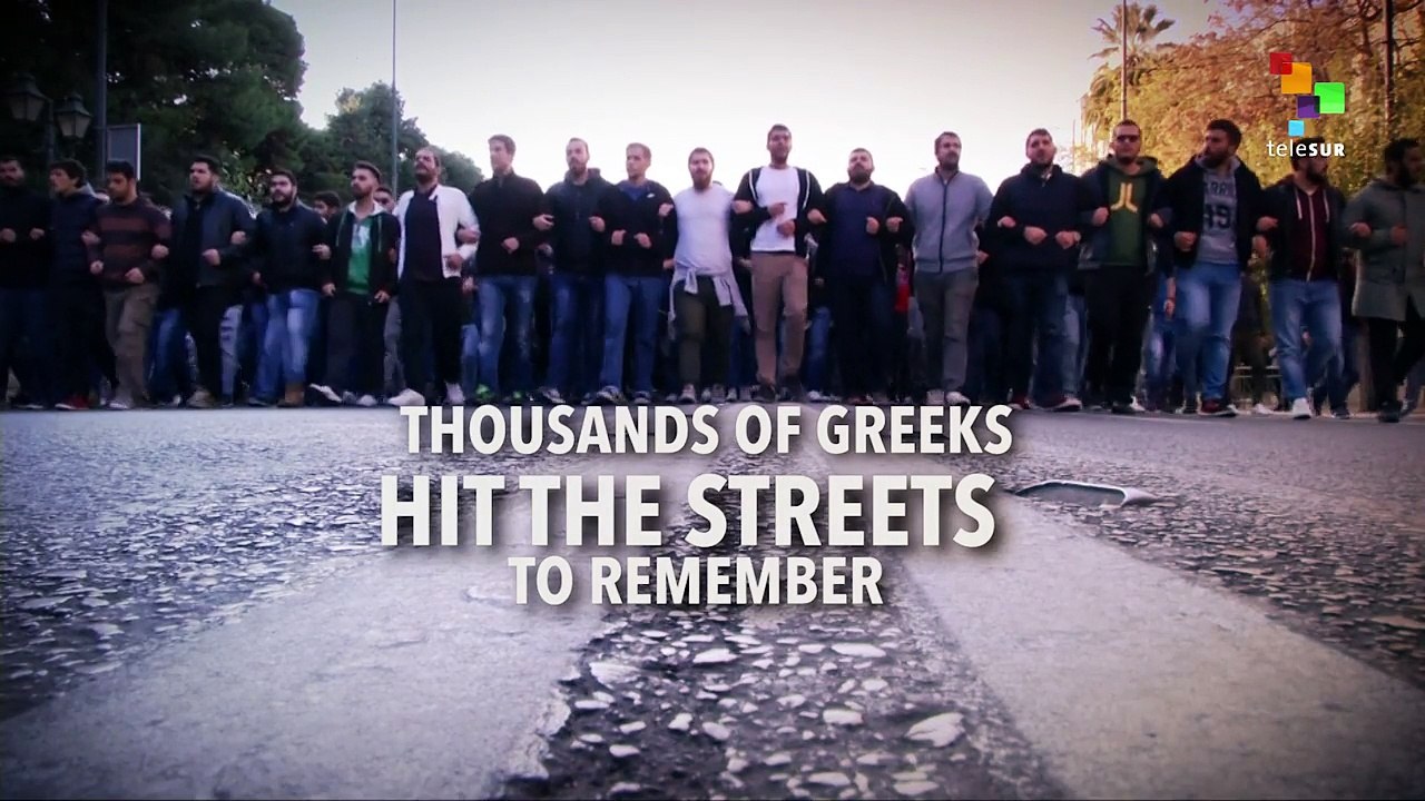 Greeks March to Remember the 1973 Student Uprising