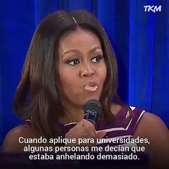 El consejo de Michelle Obama para que no te influya lo que dicen los demás