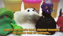 Peppa Pig friends and Sofia The First costumes Halloween Party Play Doh